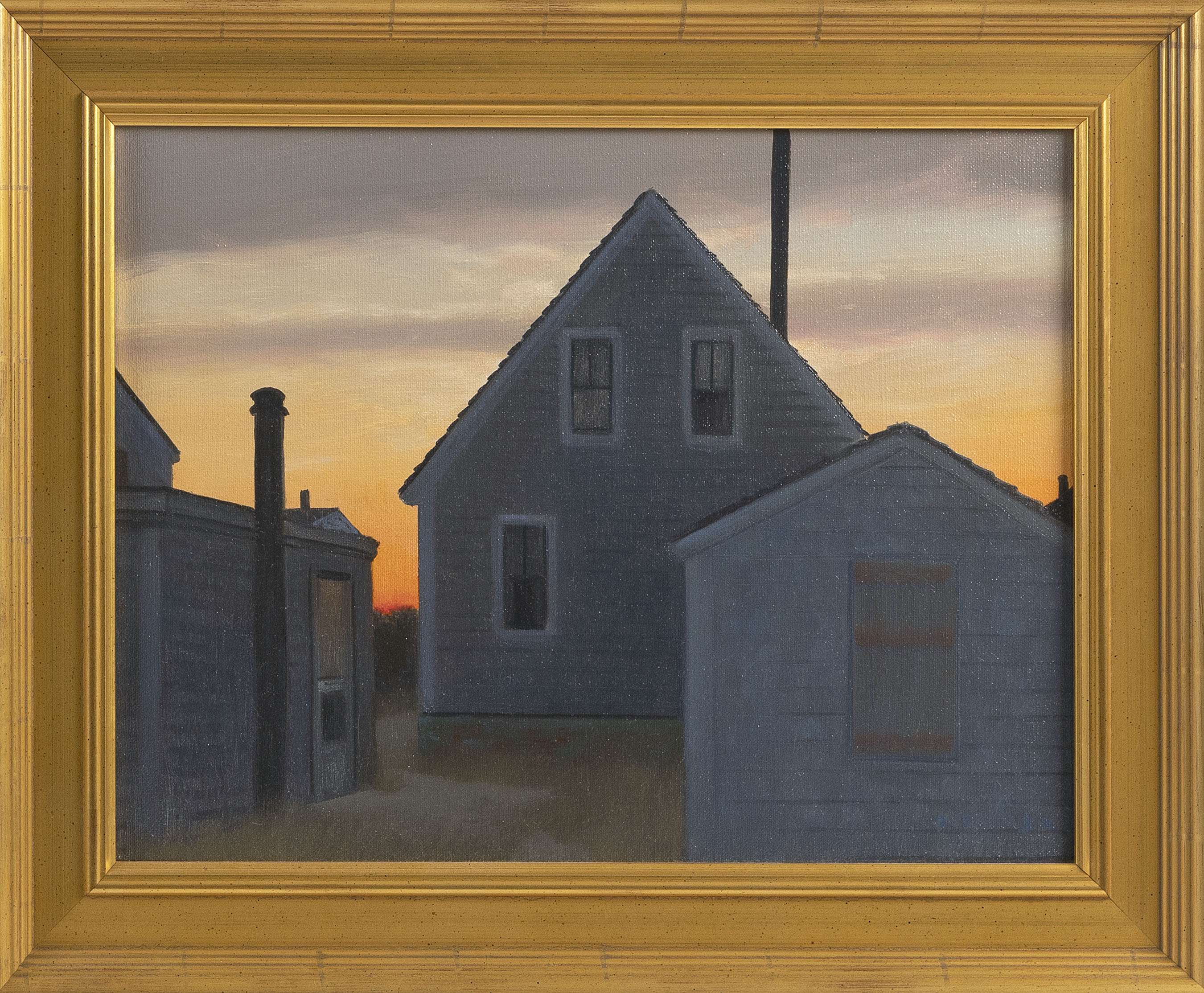 JOHN DOWD (Massachusetts, b. 1960), "West End Afterglow"., Oil on linen